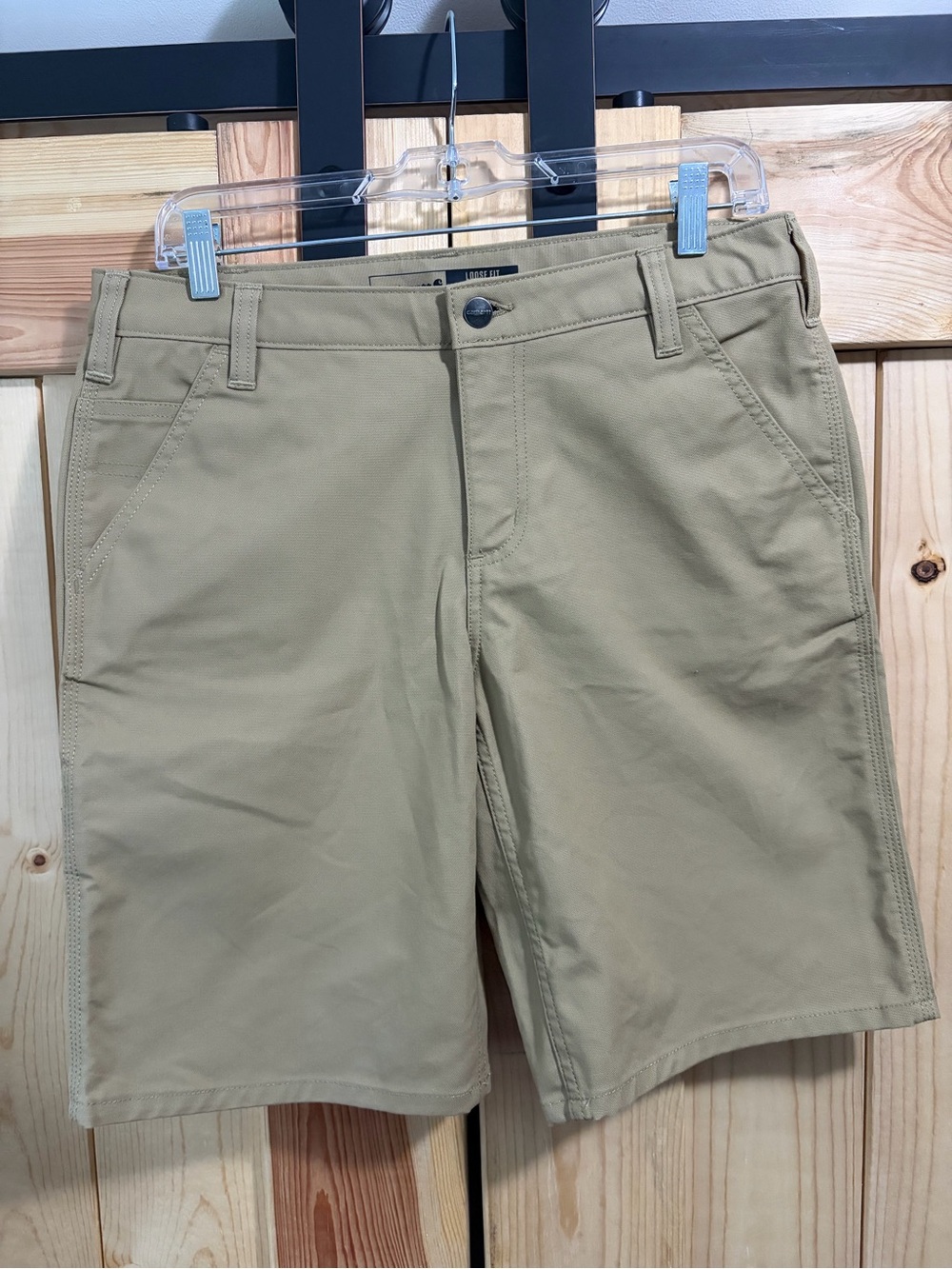 Carhartt Women's Rugged Professional Loose Fit Canvas Work Shorts Sz 10 Outdoors